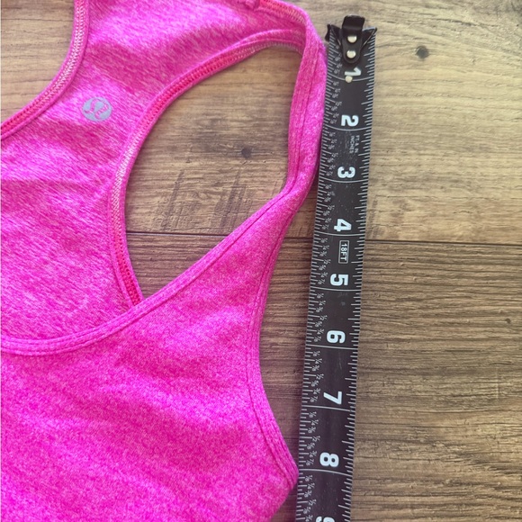 lululemon Pink Racerback Tank Top - size 2 - Picture 6 of 7